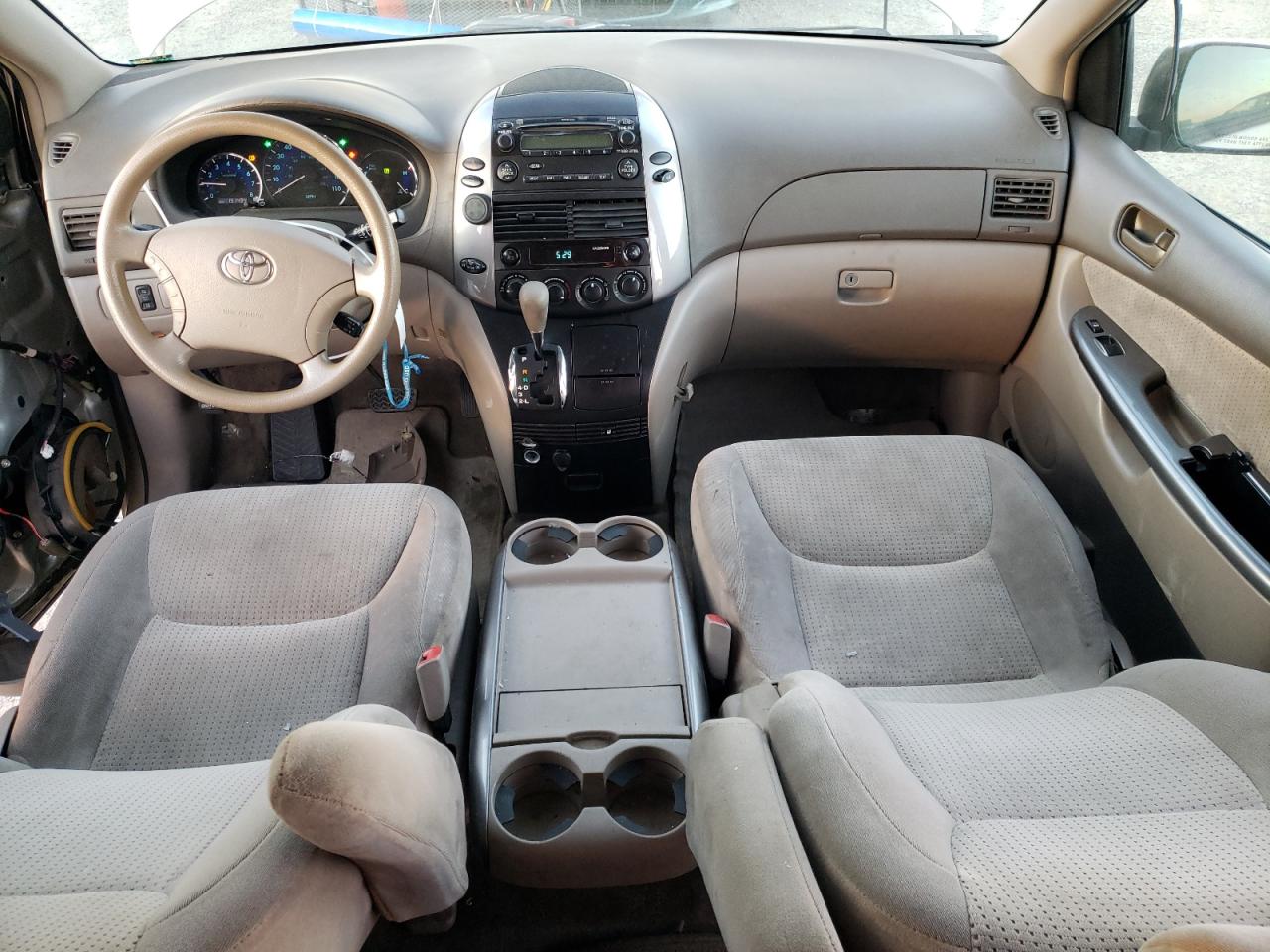 2007 Toyota Sienna VIN 5TDZK23C27S012709 Copart auction photo, side damage thumbnail 8
