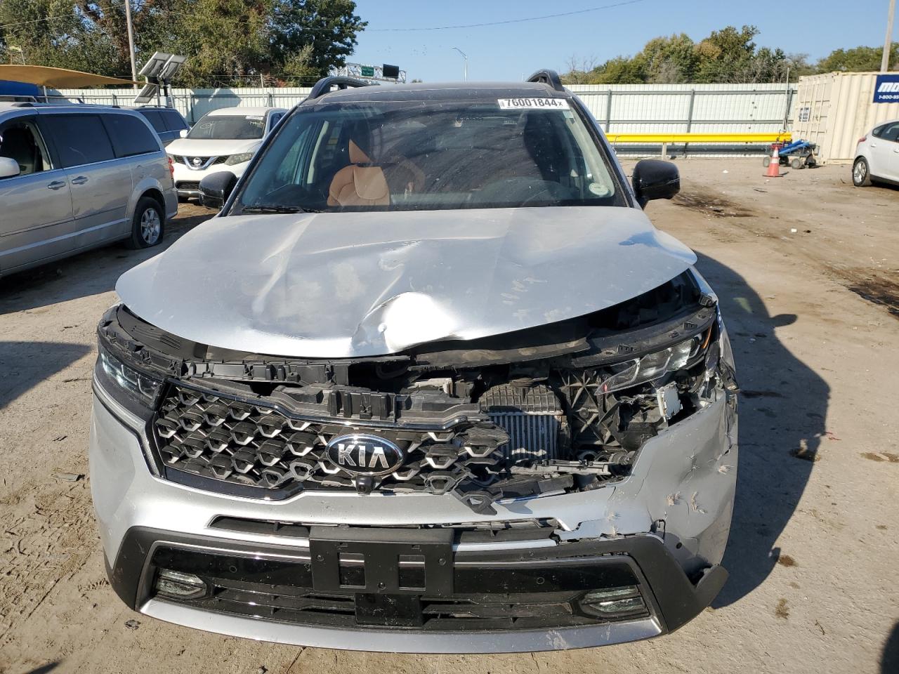 2021 KIA Sorento VIN 5XYRKDLF3MG011485 Copart auction photo, front end / rear end damage thumbnail 5