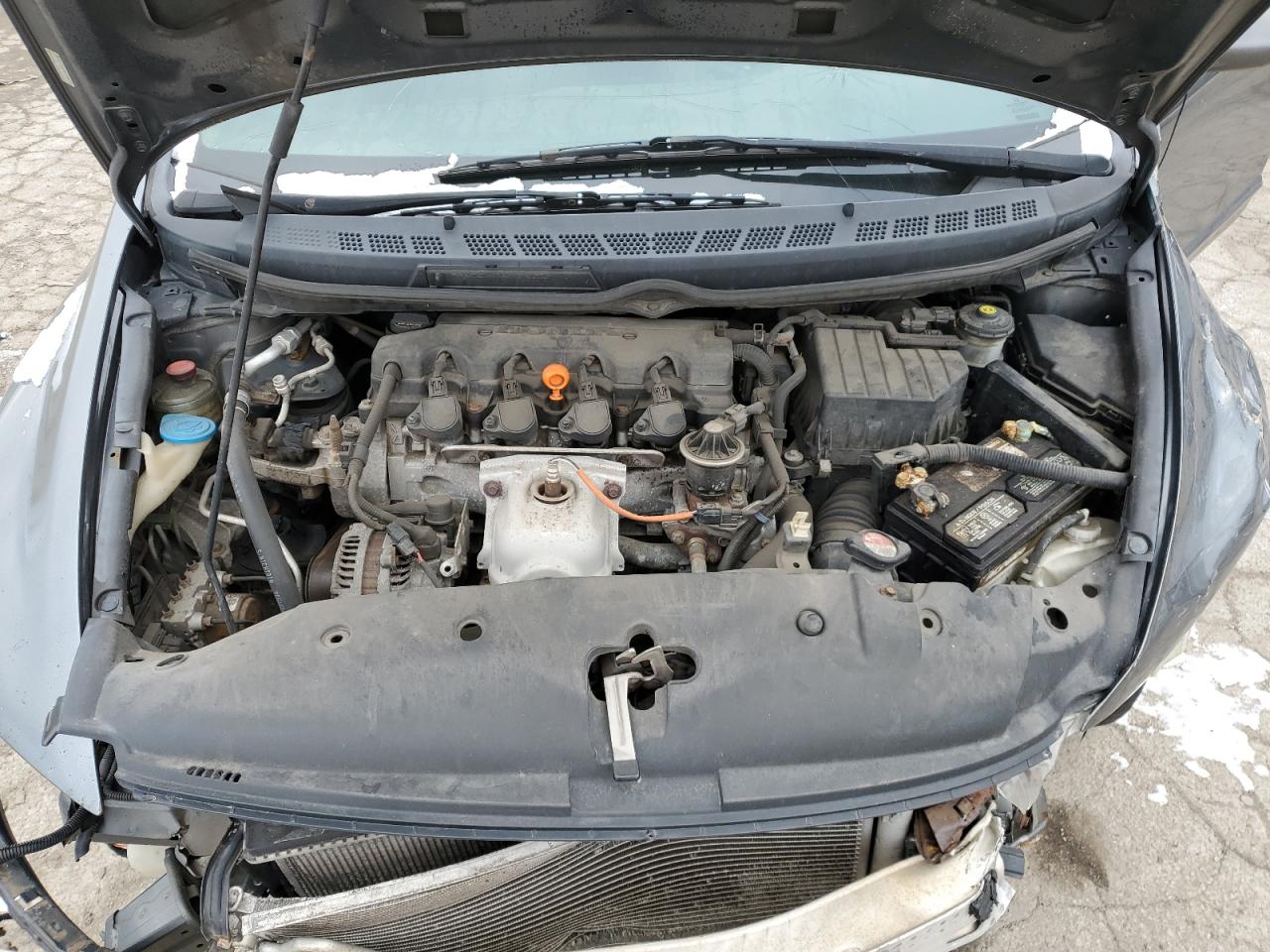 2010 Honda Civic VIN 19XFA1F56AE083829 Copart auction photo, all over damage thumbnail 11