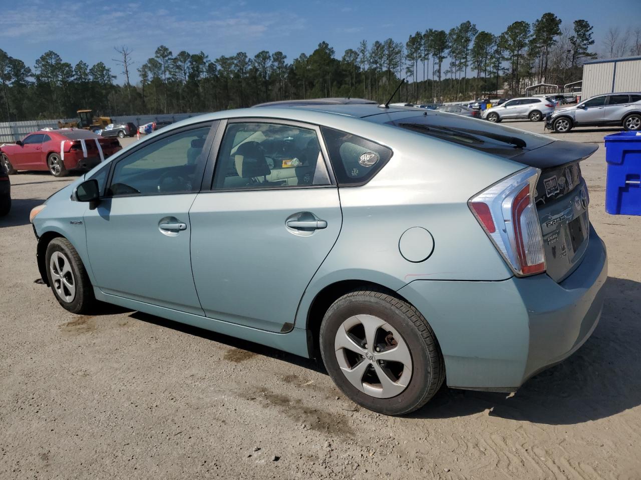 2013 Toyota Prius VIN JTDKN3DU7D5647125 Copart auction photo, front end damage thumbnail 2