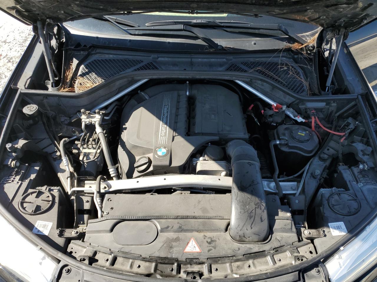2015 BMW X6 VIN 5UXKU2C51F0F95810 Copart auction photo, front end / undercarriage damage thumbnail 12