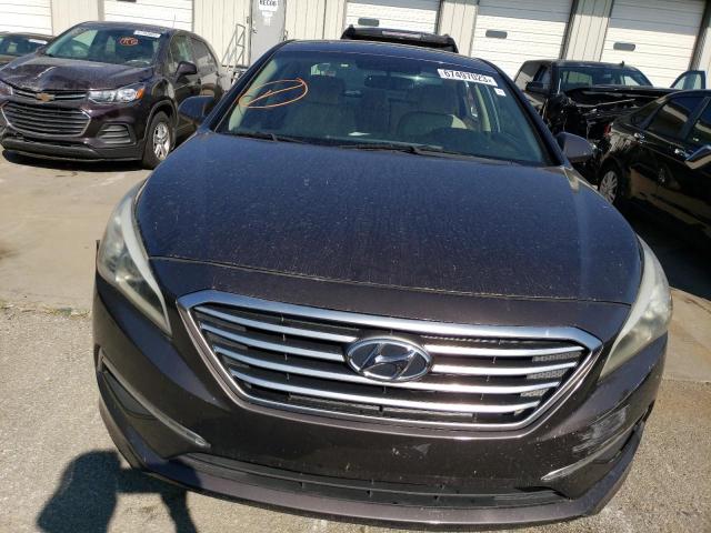 2015 Hyundai Sonata VIN 5NPE24AF8FH026884 Copart auction photo, vandalism / side damage thumbnail 5