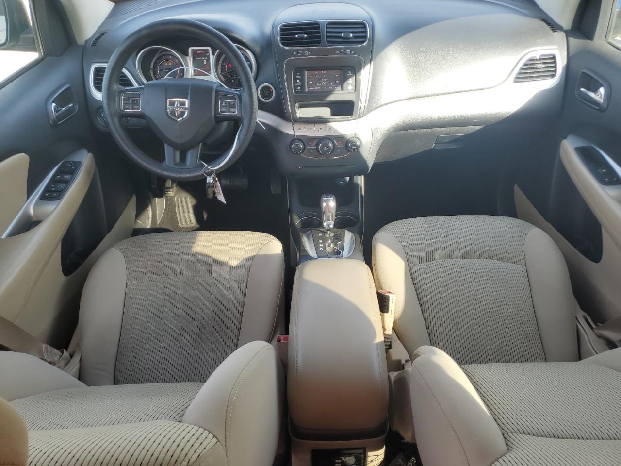 2015 Dodge Journey VIN 3C4PDCBGXFT599483 Copart auction photo, front end / side damage thumbnail 8