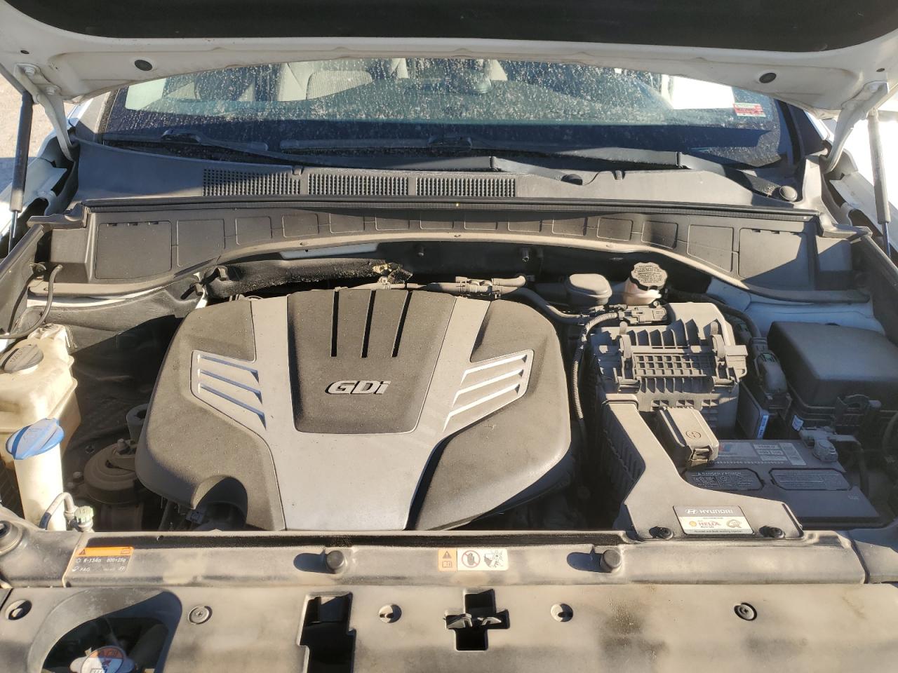 2014 Hyundai Santa Fe VIN KM8SM4HF7EU047485 Copart auction photo, undercarriage damage thumbnail 13