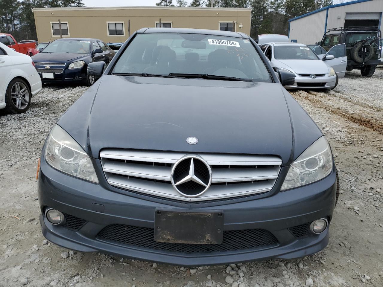 2010 Mercedes-Benz C-klasse VIN WDDGF5GB2AR090529 Copart auction photo, front end / rear end damage thumbnail 5