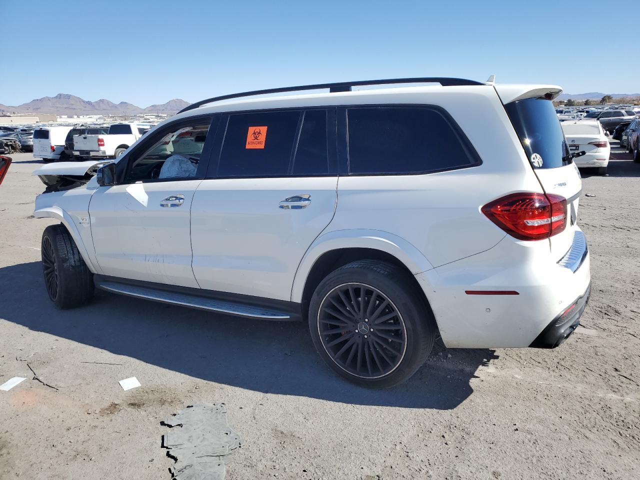 2019 Mercedes-Benz GLS-klasse VIN 4JGDF7FE4KB190481 Copart auction photo, front end damage thumbnail 2