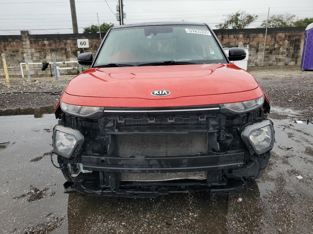 2020 KIA Soul VIN KNDJ63AU9L7035802 Copart auction photo, front end damage thumbnail 5