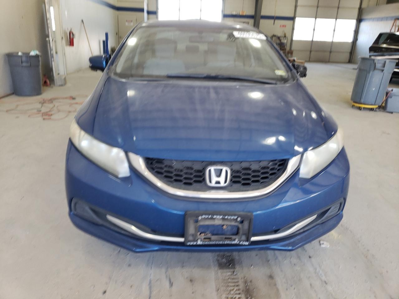 2014 Honda Civic VIN 2HGFB2E57EH534864 Copart auction photo, side damage thumbnail 5