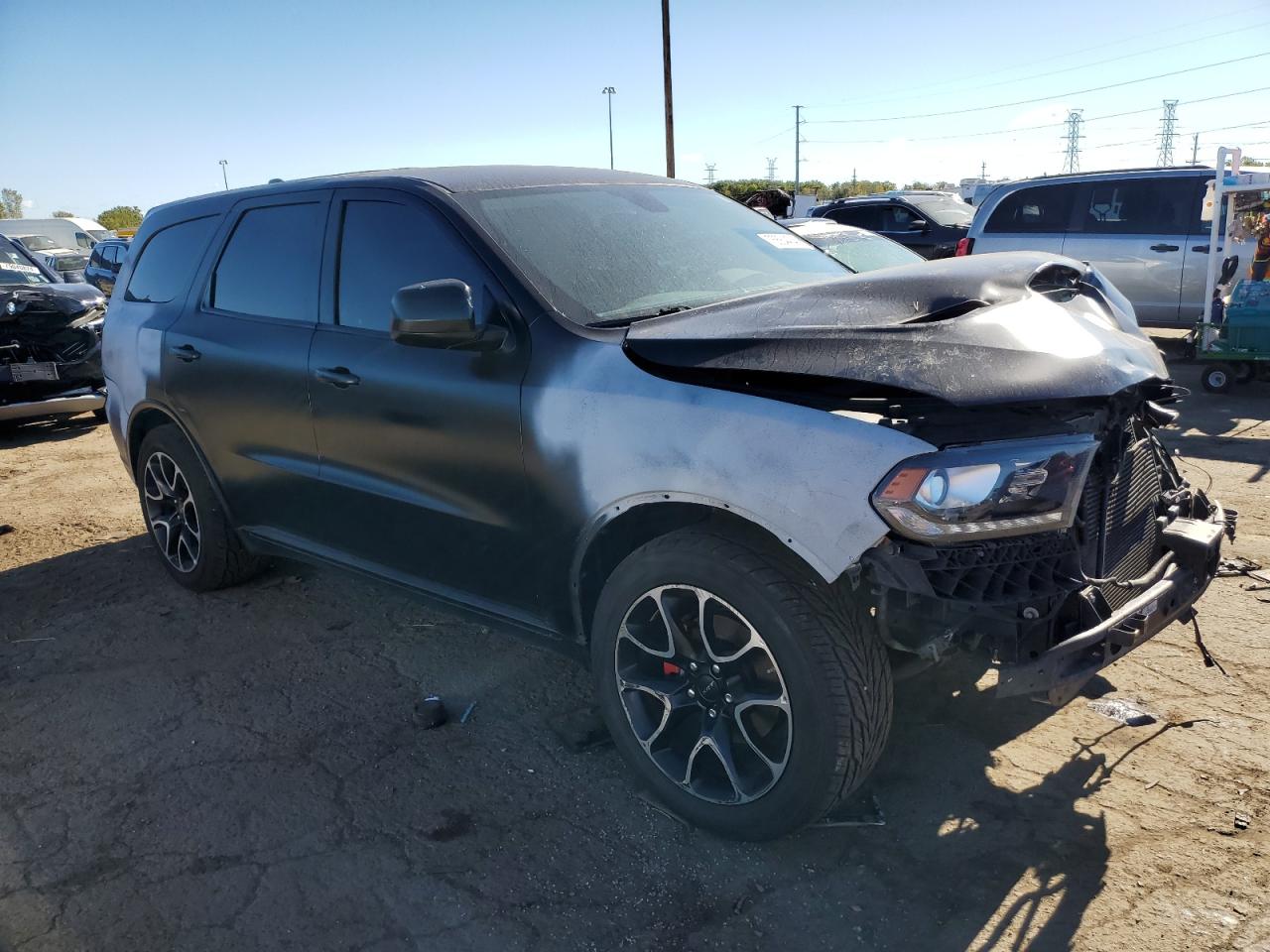 2018 Dodge Durango VIN 1C4RDHAG4JC447825 Copart auction photo, front end damage thumbnail 4