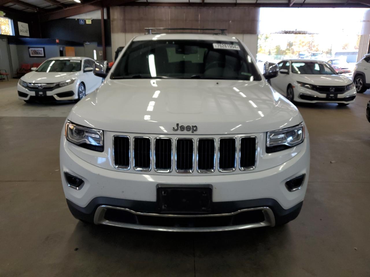 2014 Jeep Grand Cherokee VIN 1C4RJFBG7EC535382 Copart auction photo, all over damage thumbnail 5