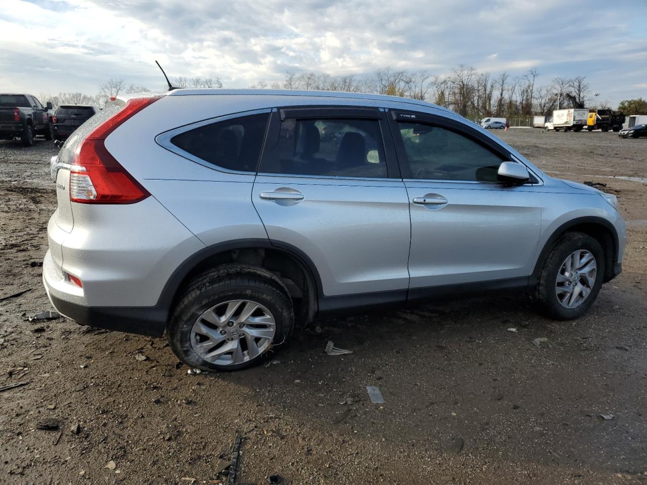 2015 Honda CR-V VIN 2HKRM4H7XFH639325 Copart auction photo, side / undercarriage damage thumbnail 3
