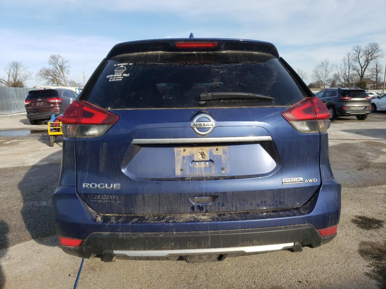 2020 Nissan Rogue VIN JN8AT2MVXLW109343 Copart auction photo, side damage thumbnail 6