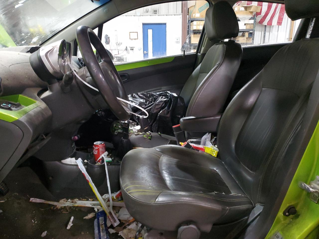 2014 Chevrolet Spark VIN KL8CC6S95EC494664 Copart auction photo, front end / rear end damage thumbnail 7