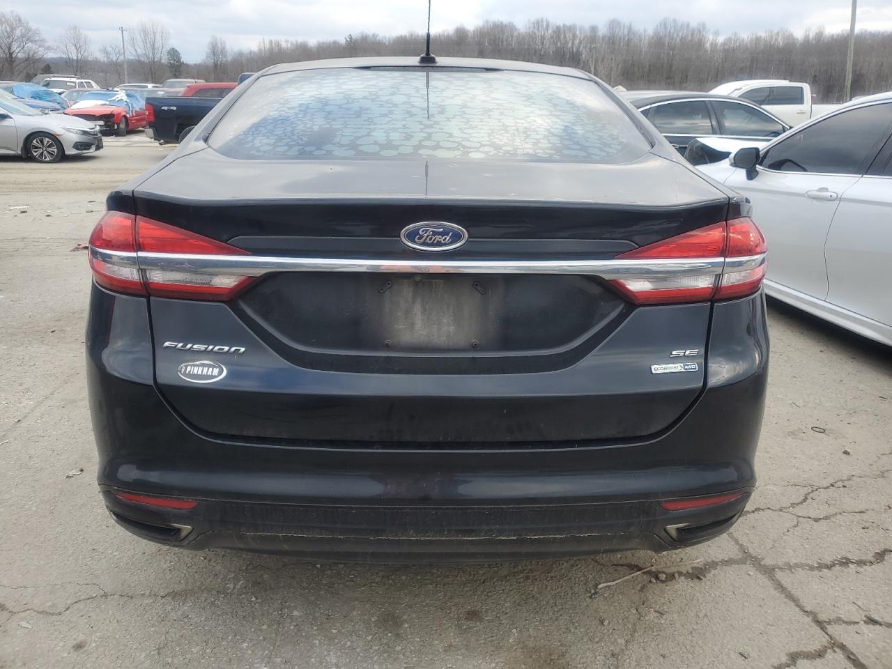 2017 Ford Fusion VIN 3FA6P0T98HR263712 Copart auction photo, front end damage thumbnail 6