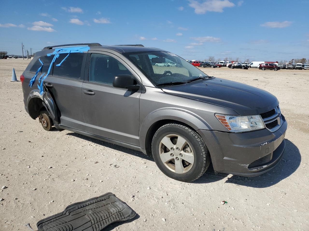 2013 Dodge Journey VIN 3C4PDCAB8DT699844 Copart auction photo, rear end / side damage thumbnail 4