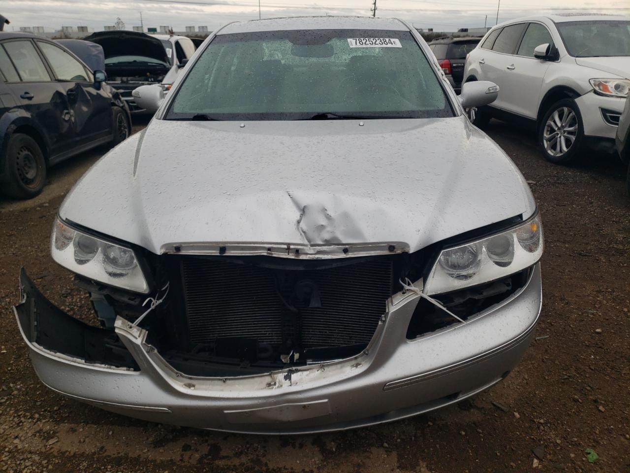 2009 Hyundai Azera VIN KMHFC46F69A373549 Copart auction photo, front end / minor dent/scratches damage thumbnail 5
