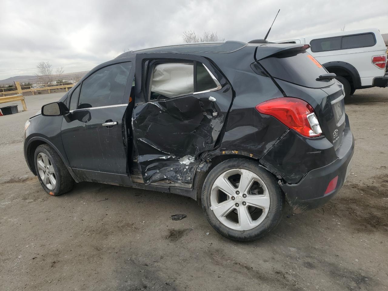 2016 Buick Encore VIN KL4CJESB4GB637701 Copart auction photo, frame damage / side damage thumbnail 2