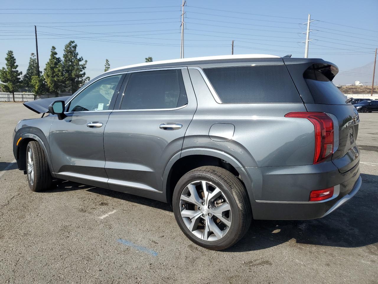 2021 Hyundai Palisade VIN KM8R54HE0MU188321 Copart auction photo, front end damage thumbnail 2