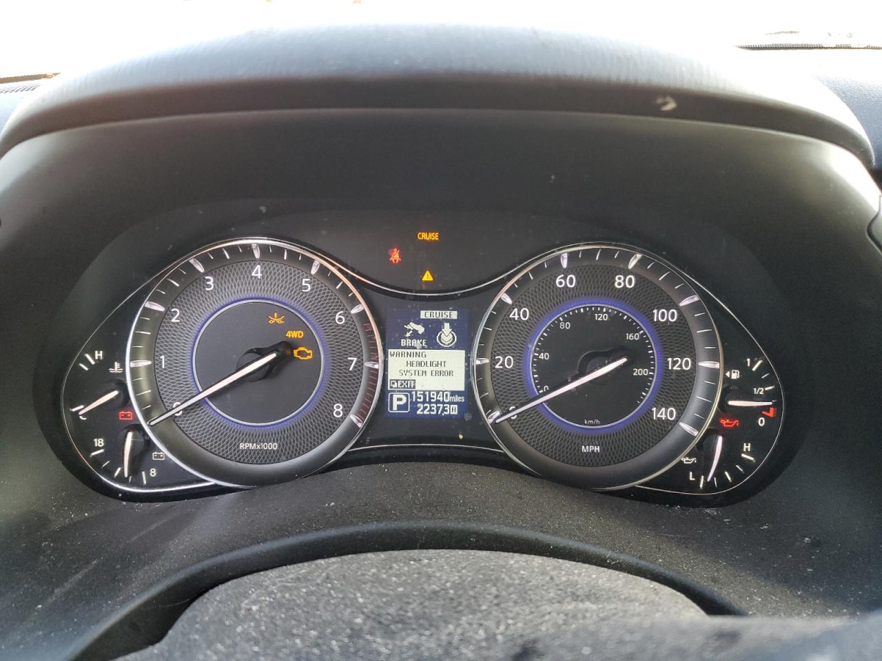 2016 Infiniti QX80 VIN JN8AZ2NE4G9126706 Copart auction photo, front end / rear end damage thumbnail 9