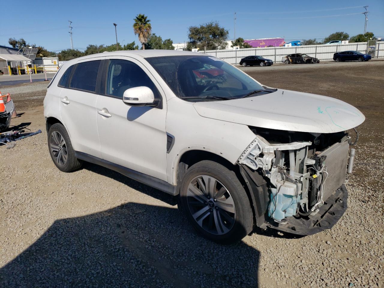 2021 Mitsubishi Outlander VIN JA4APVAU9MU031299 Copart auction photo, front end / rear end damage thumbnail 4
