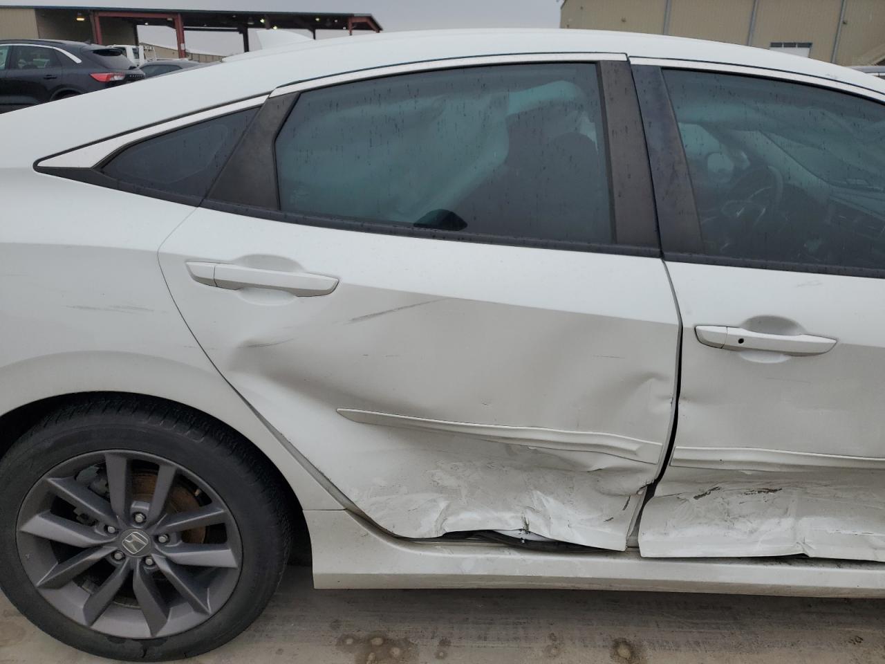 2020 Honda Civic VIN 19XFC1F37LE001666 Copart auction photo, side damage thumbnail 10