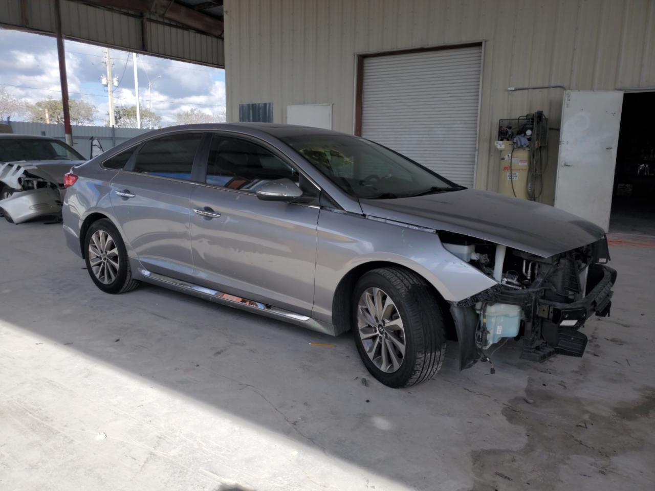 2016 Hyundai Sonata VIN 5NPE34AF3GH434532 Copart auction photo, front end damage thumbnail 4