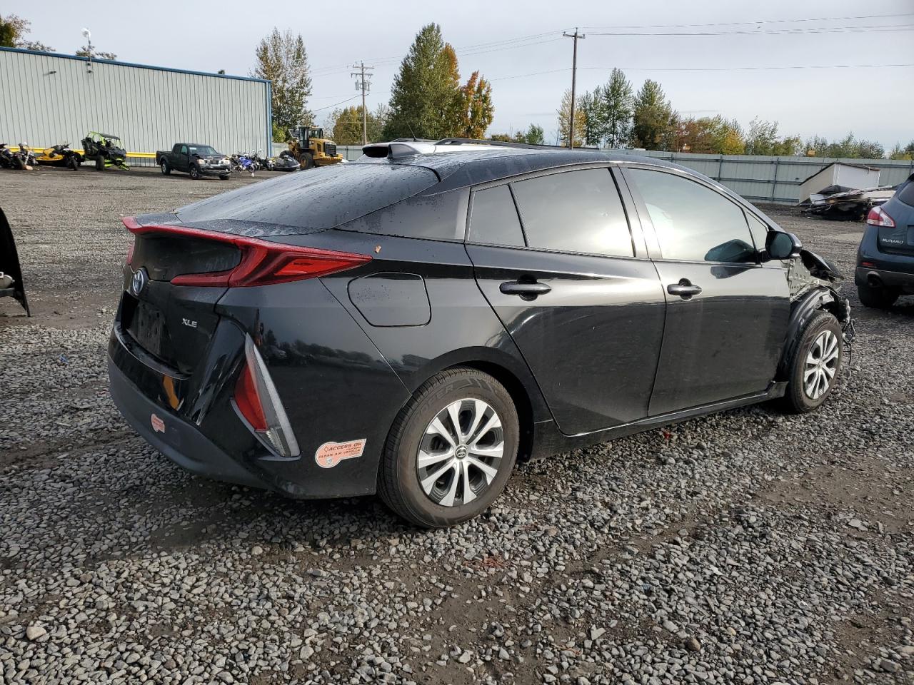 2020 Toyota Prius VIN JTDKARFP4L3144135 Copart auction photo, front end / side damage thumbnail 3
