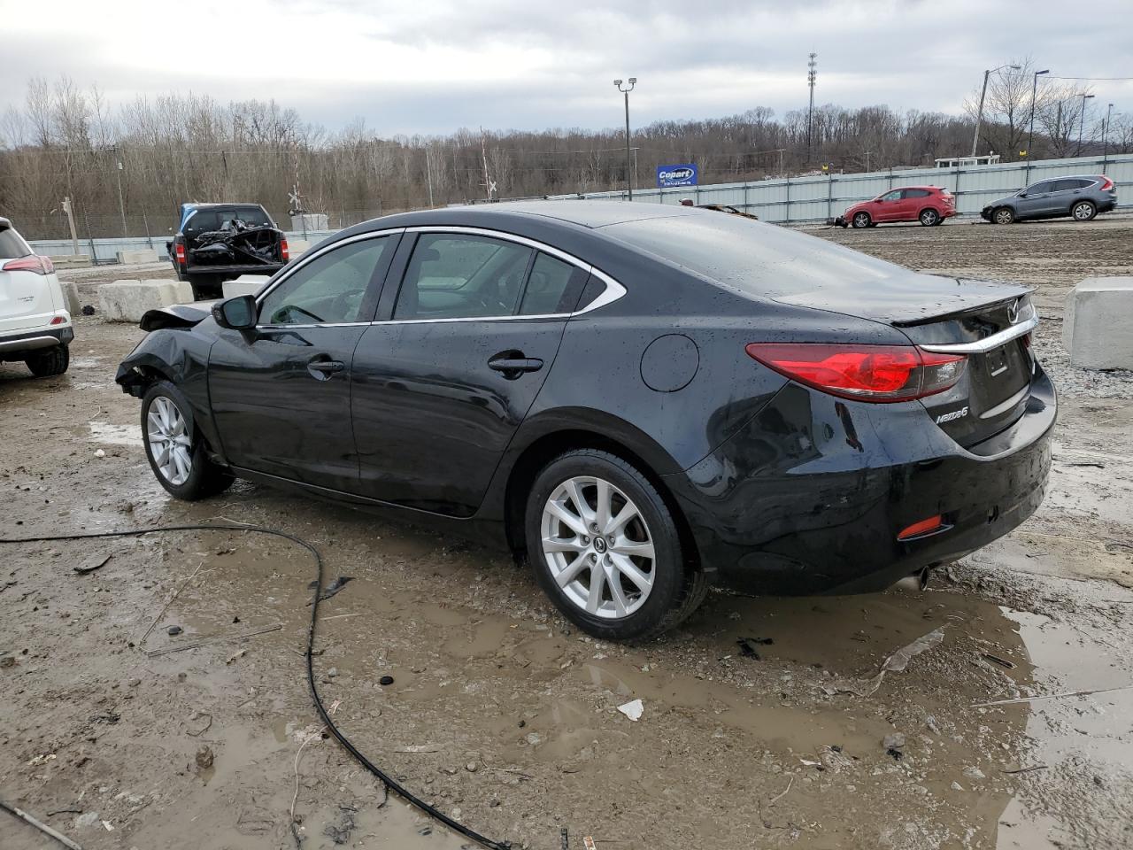 2016 Mazda 6 VIN JM1GJ1U55G1411020 Copart auction photo, front end damage thumbnail 2