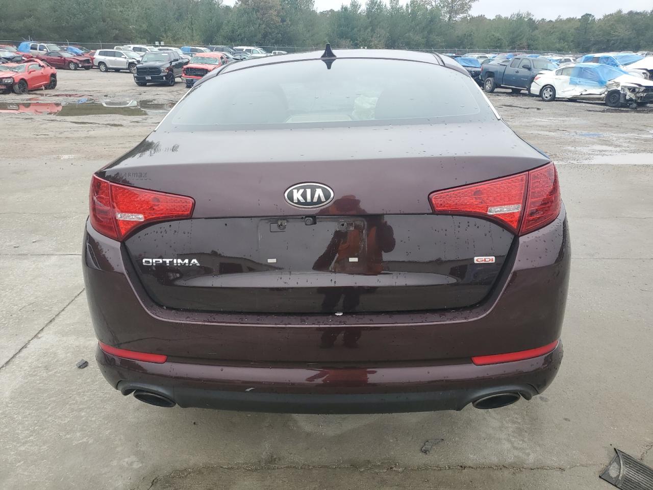 2013 KIA Optima VIN 5XXGM4A74DG188712 Copart auction photo, front end damage thumbnail 6