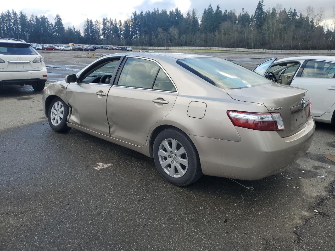2007 Toyota Camry VIN JTNBB46K873015529 Copart auction photo, front end / side damage thumbnail 2
