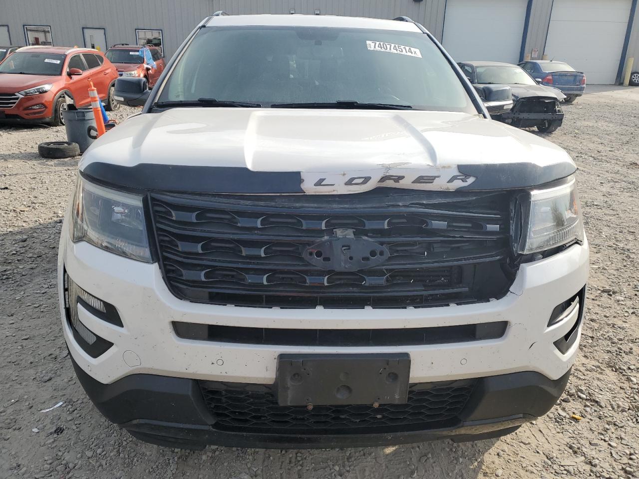 2017 Ford Explorer VIN 1FM5K8GT9HGE07182 Copart auction photo, front end damage thumbnail 5
