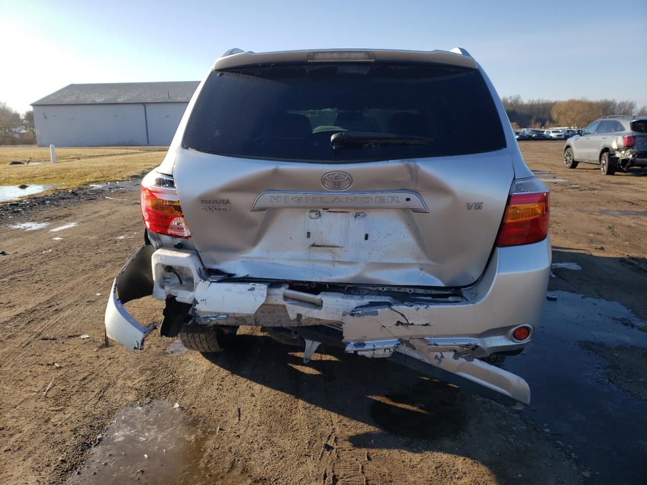 2009 Toyota Highlander VIN JTEDS42A492084068 Copart auction photo, front end / rear end damage thumbnail 6