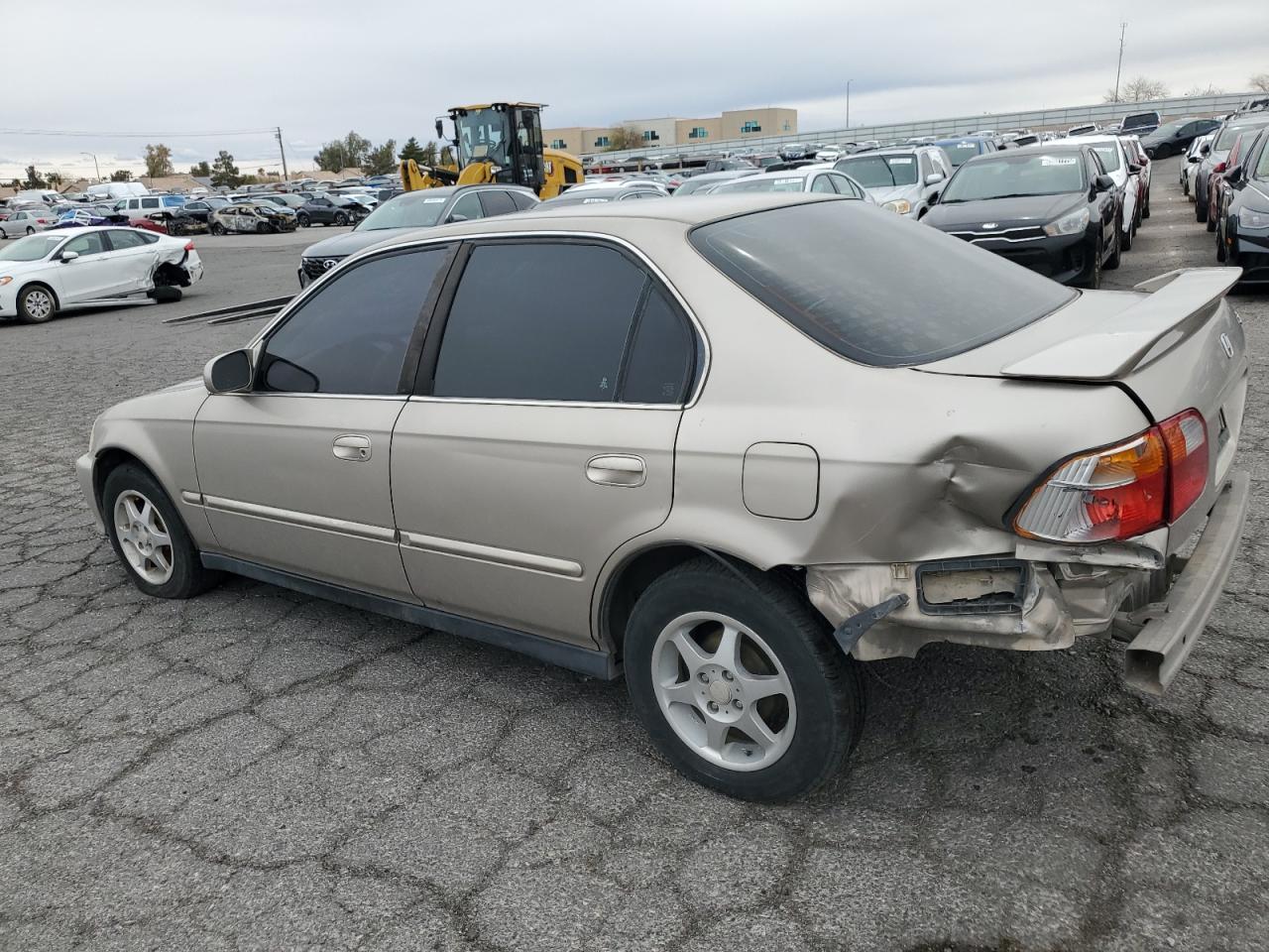 2000 Honda Civic VIN 2HGEJ8644YH596606 Copart auction photo, rear end damage thumbnail 2