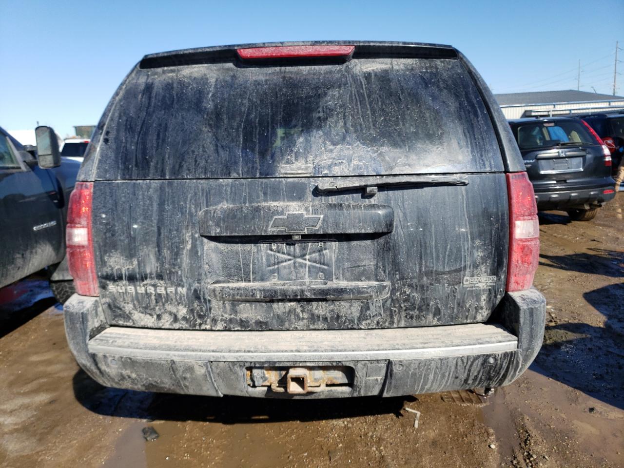 2013 Chevrolet Suburban VIN 1GNSKKE79DR282121 Copart auction photo, front end / side damage thumbnail 6