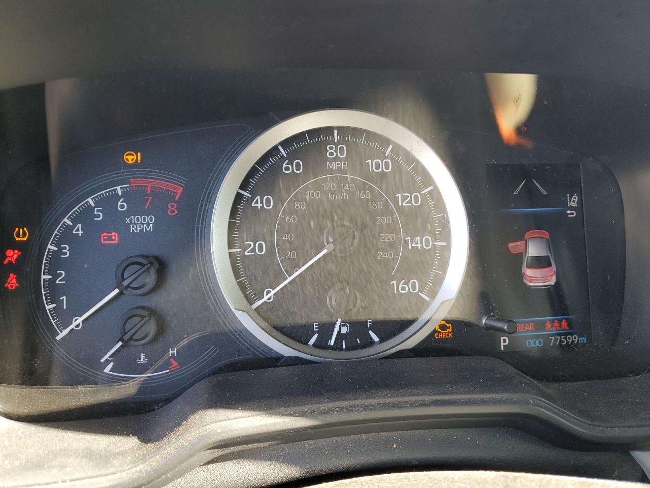 2020 Toyota Corolla VIN JTDEPRAEXLJ009982 Copart auction photo, front end damage thumbnail 9