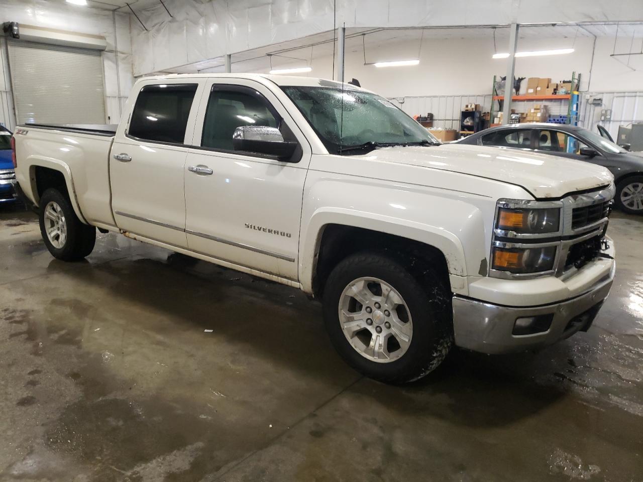 2014 Chevrolet Silverado VIN 3GCUKSEC3EG140332 Copart auction photo, front end damage thumbnail 4