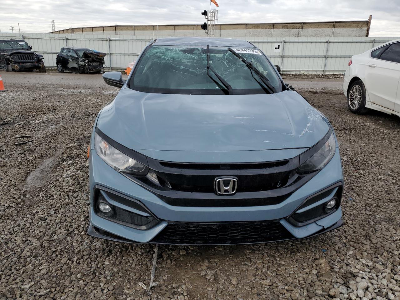 2021 Honda Civic VIN SHHFK7H40MU209622 Copart auction photo, rollover damage thumbnail 5
