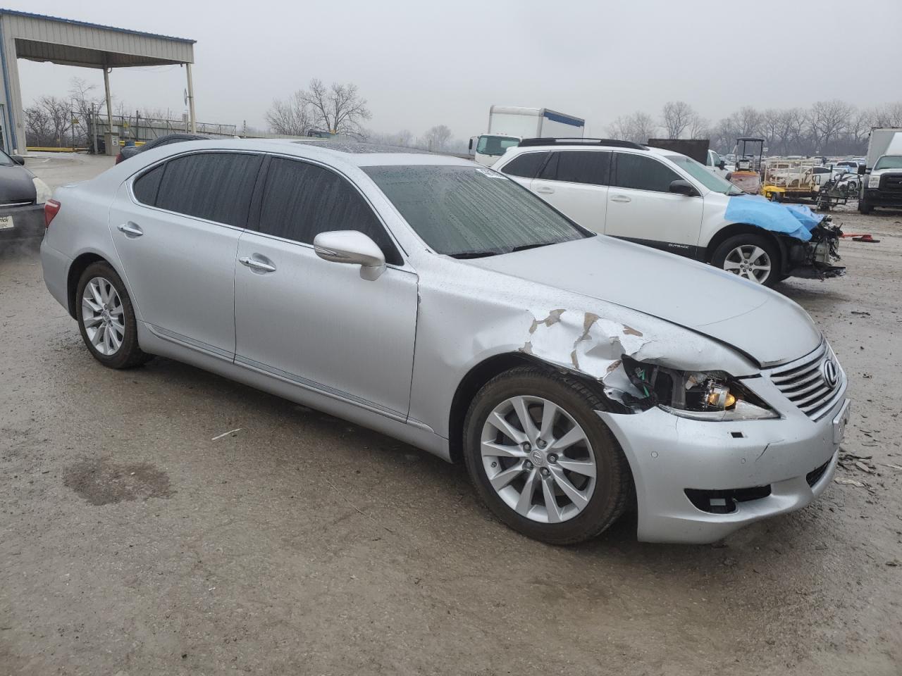 2012 Lexus LS VIN JTHDL5EF6C5004160 Copart auction photo, front end damage thumbnail 4