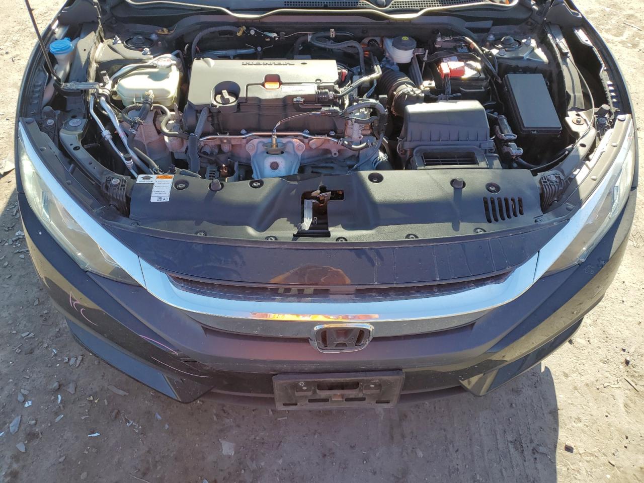 2017 Honda Civic VIN 2HGFC2F51HH523777 Copart auction photo, rear end / minor dent/scratches damage thumbnail 11