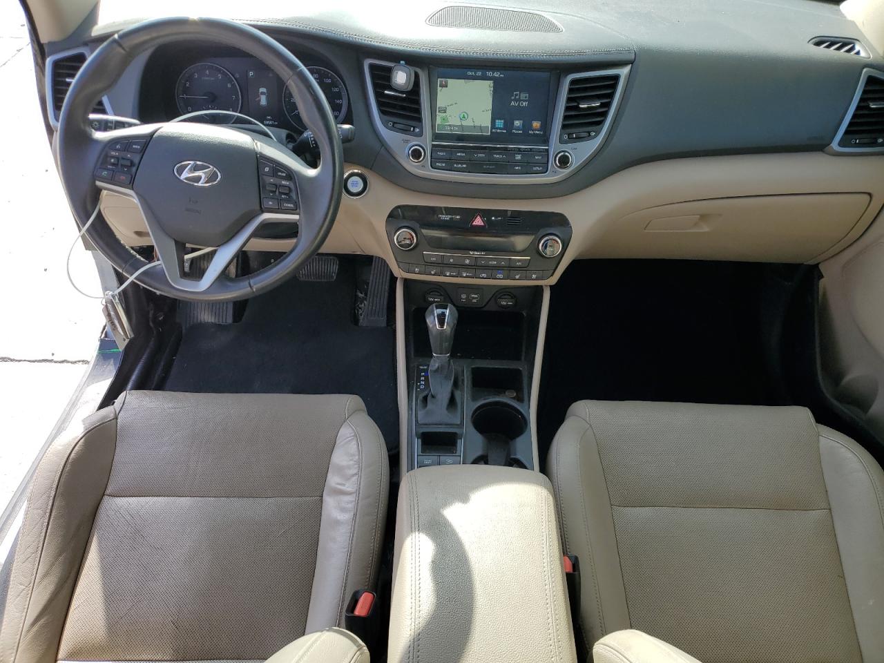 2017 Hyundai Tucson VIN KM8J3CA21HU347902 Copart auction photo, side damage thumbnail 8
