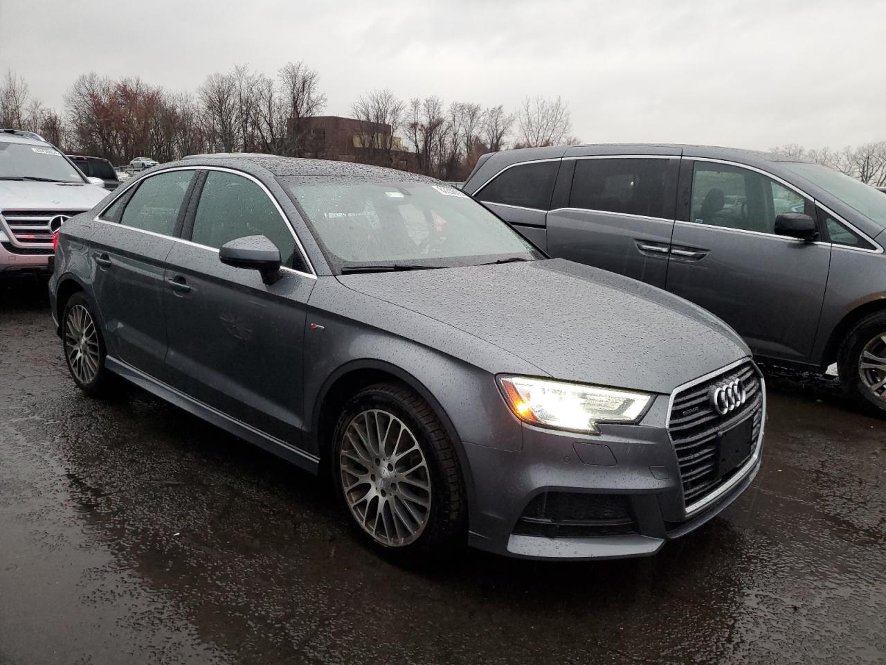 2017 Audi A3 VIN WAUJ8GFF7H1029189 Copart auction photo, side damage thumbnail 4
