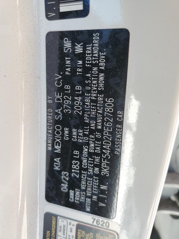 2023 KIA Forte VIN 3KPF54AD2PE627806 Copart auction photo, front end damage thumbnail 13