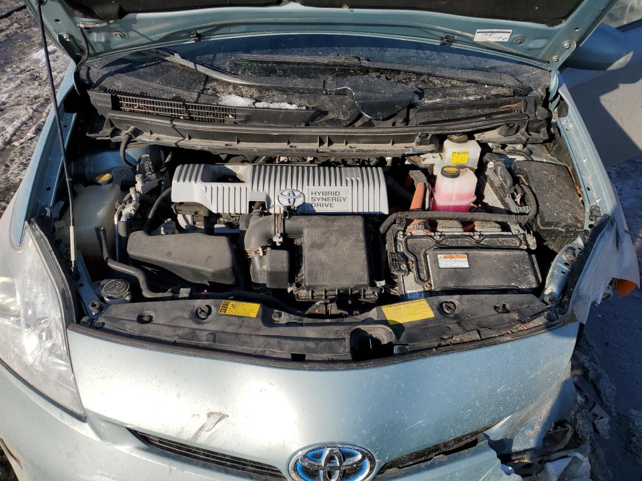 2013 Toyota Prius VIN JTDKN3DU5D1695827 Copart auction photo, all over damage thumbnail 11