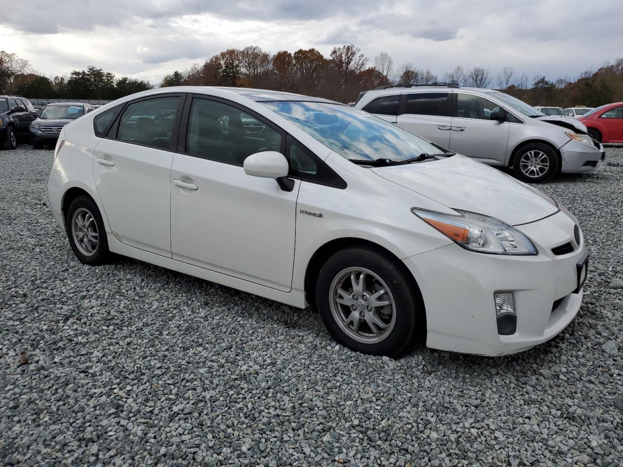 2011 Toyota Prius VIN JTDKN3DUXB0325881 Copart auction photo, front end damage thumbnail 4