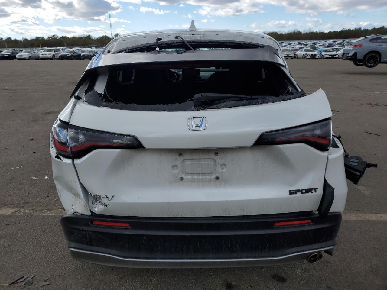 2023 Honda HR-V VIN 3CZRZ2H58PM733097 Copart auction photo, rear end / minor dent/scratches damage thumbnail 6