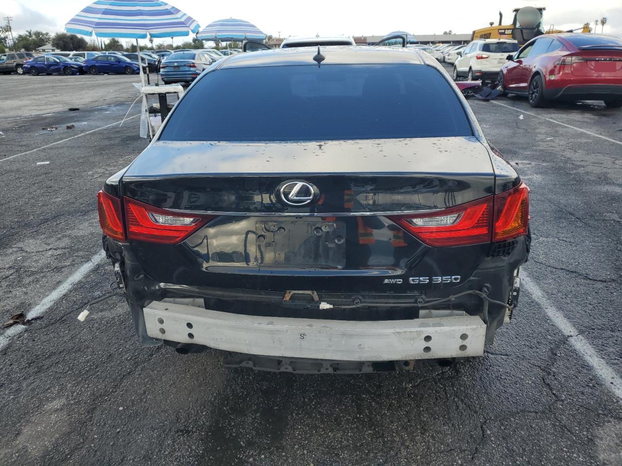 2014 Lexus GS VIN JTHCE1BL7E5023229 Copart auction photo, rear end damage thumbnail 6