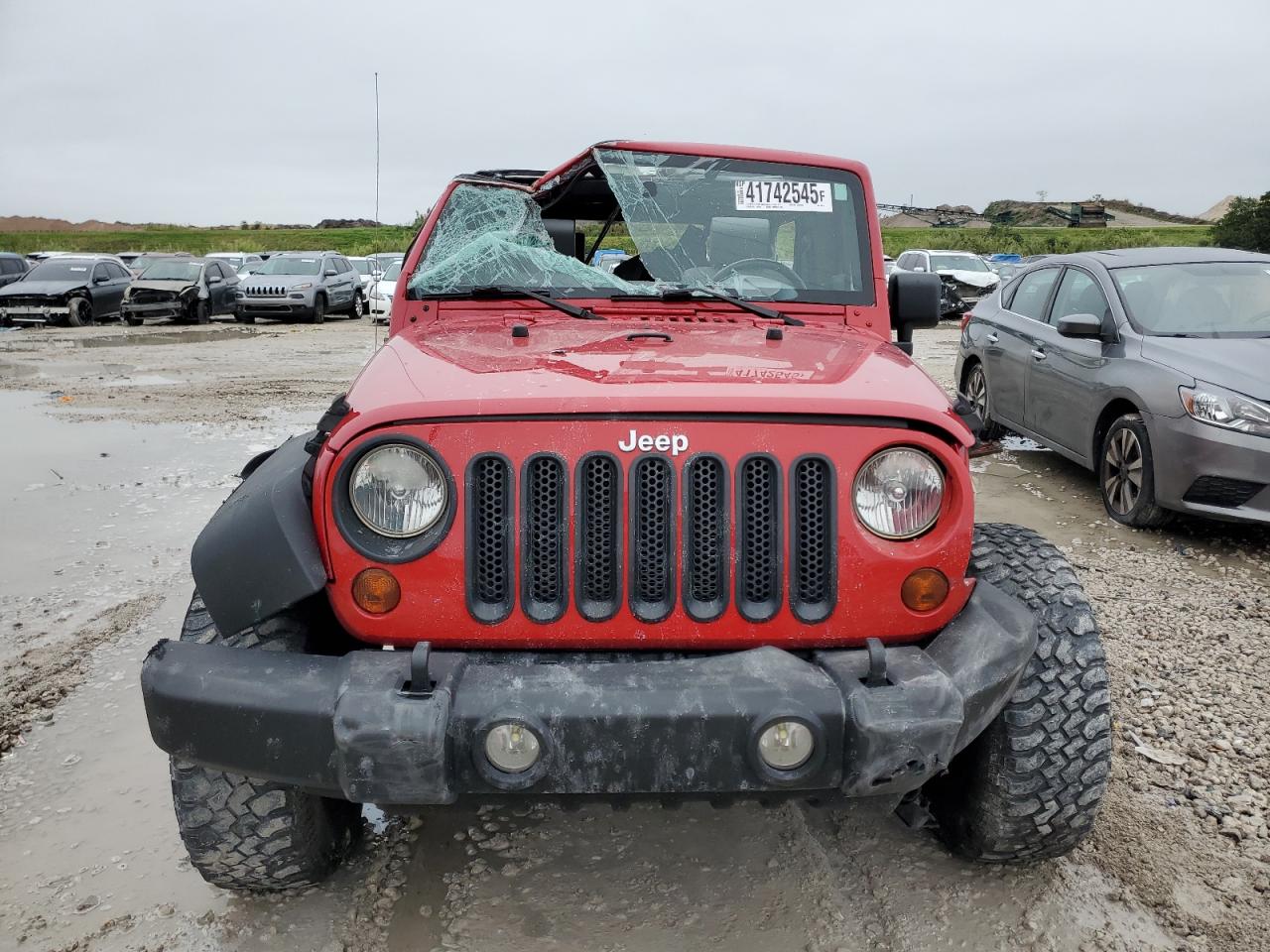 2010 Jeep Wrangler VIN 1J4BA3H15AL106717 Copart auction photo, top/roof / mechanical damage thumbnail 5