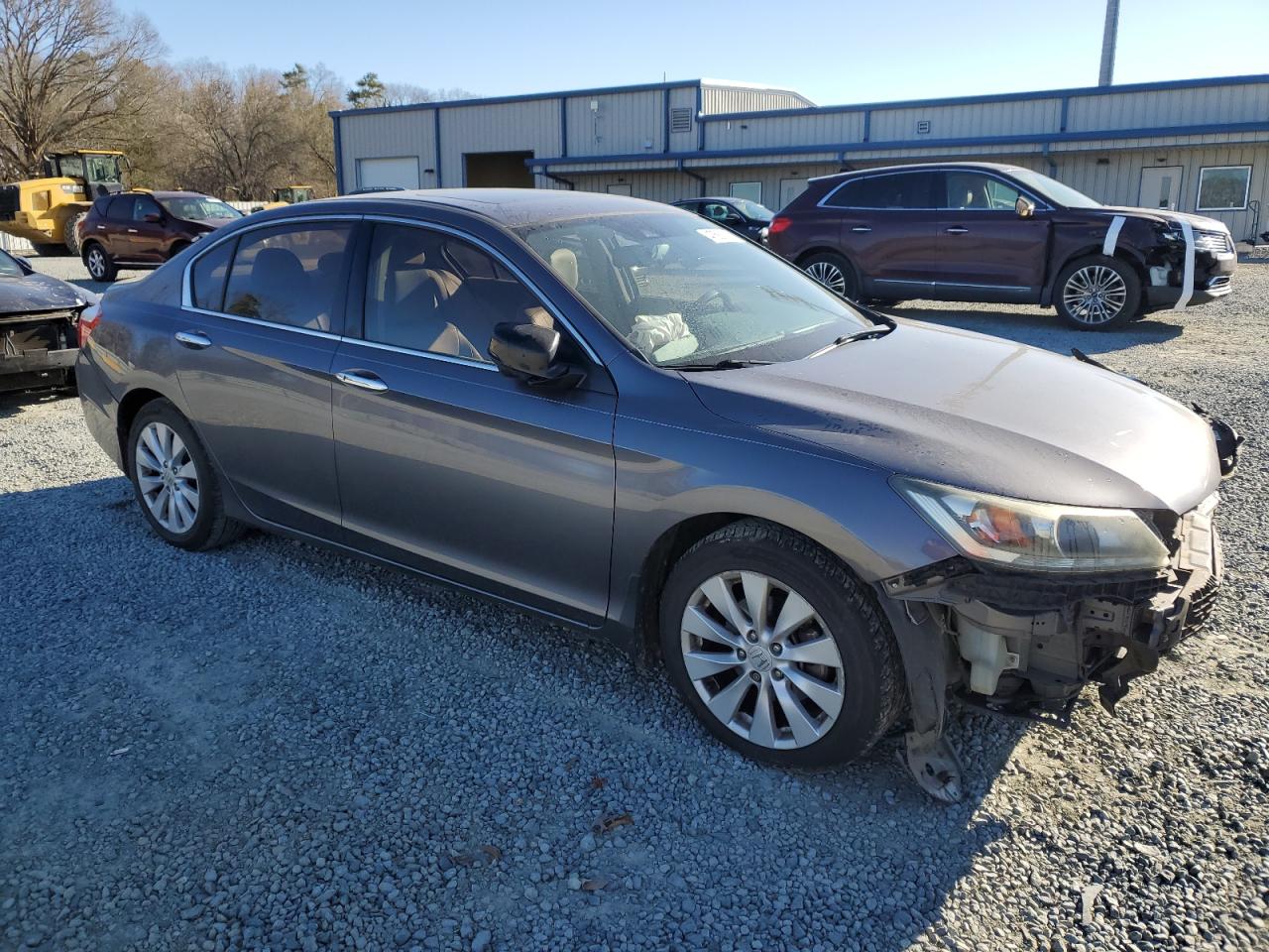 2014 Honda Accord VIN 1HGCR3F85EA009118 Copart auction photo, front end damage thumbnail 4