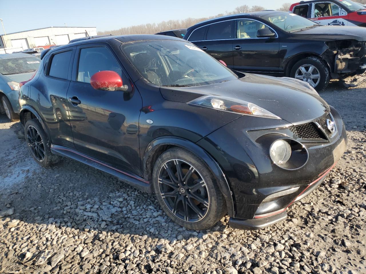2014 Nissan Juke VIN JN8AF5MR3ET362570 Copart auction photo, side damage thumbnail 4