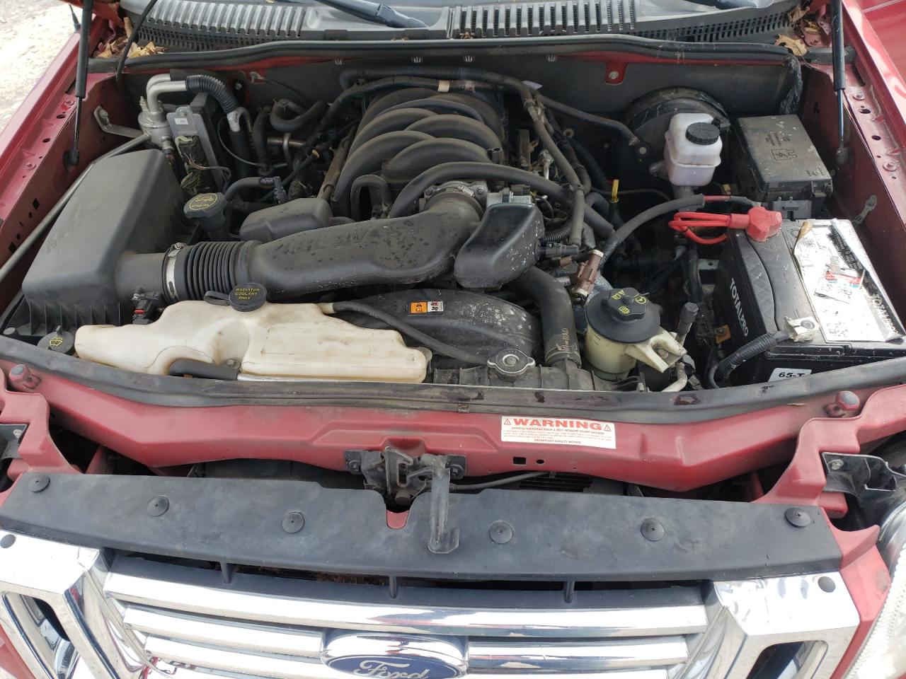 2008 Ford Explorer VIN 1FMEU64828UA33594 Copart auction photo, front end / undercarriage damage thumbnail 14